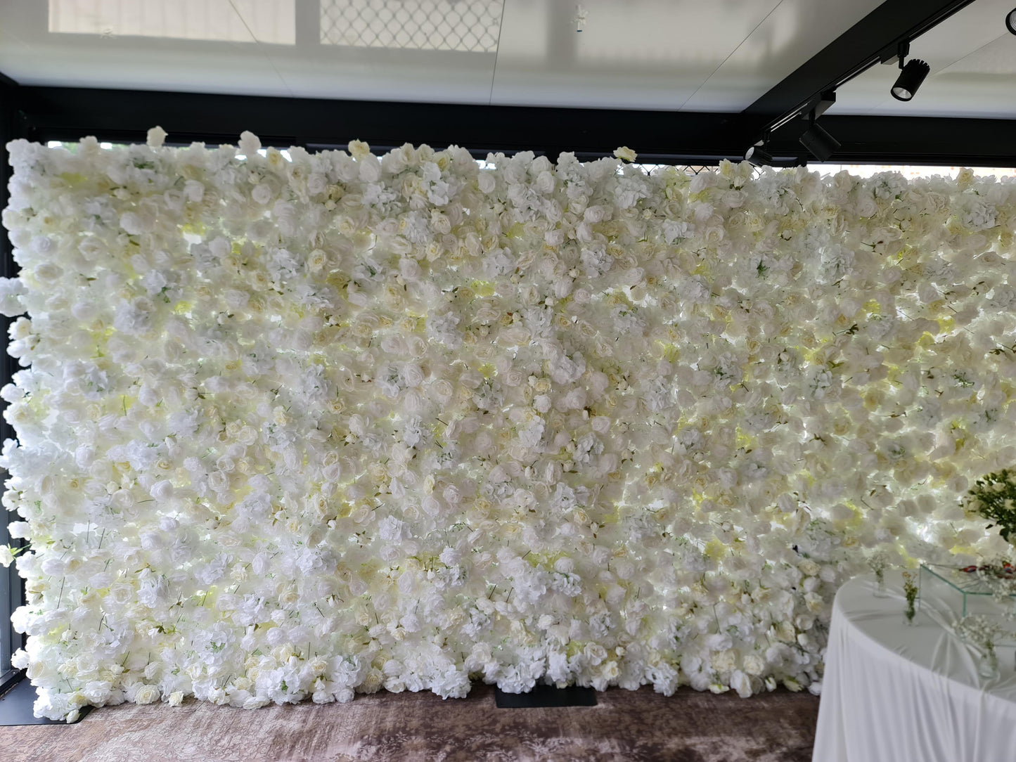 Mixed Colour Flower Wall | 2m–4.8m & Custom Size/Colour | Free Delivery & Setup