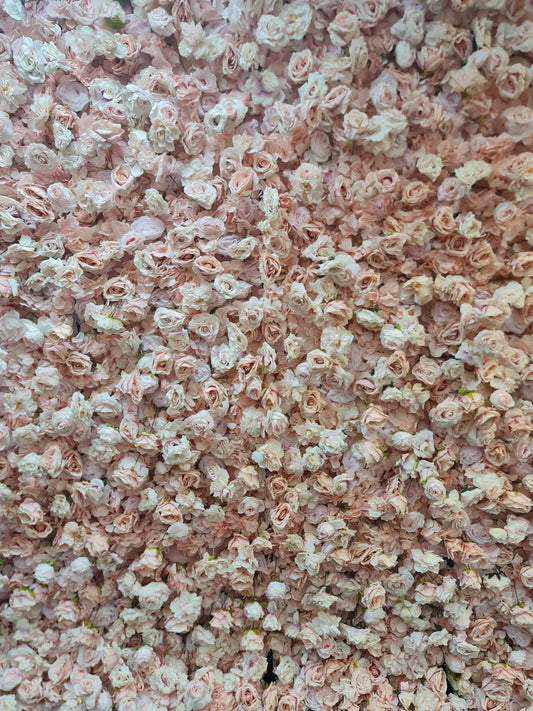 Pink Flower Wall Hire Sydney | Elegant 2.4m x 2.4m Backdrop
